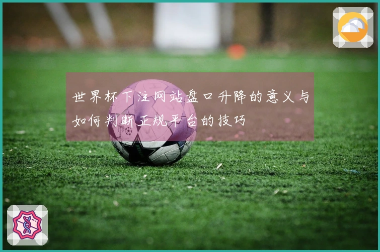 世界杯下注网站盘口升降的意义与如何判断正规平台的技巧
